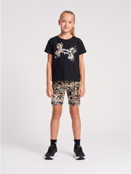 Under Armour Lány szett Under Armour UA PRINTED BIKE SHORT SET-BLK