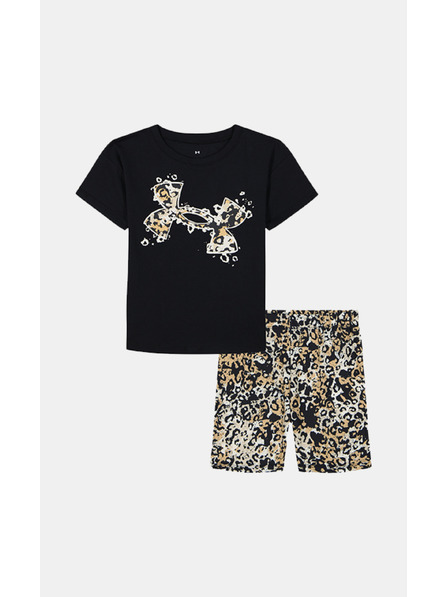 Under Armour Lány szett Under Armour UA PRINTED BIKE SHORT SET-BLK