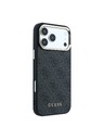 Guess Guess PU Leather 4G Gold Frame MagSafe Hátlap iPhone 18 Pro Black