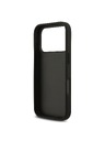 Guess Guess PU Fixed Glitter 4G Metal Logo Hátlap iPhone 18 Pro Black