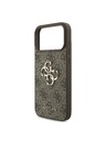 Guess Guess PU 4G Metal Logo Hátlap iPhone 18 Pro Brown