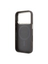 Guess Guess PU Leather 4G Gold Frame MagSafe Hátlap iPhone 18 Pro Max Brown