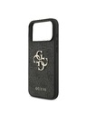 Guess Guess PU 4G Metal Logo Hátlap iPhone 18 Pro Max Grey