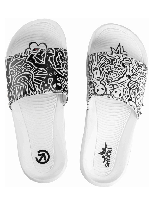 Meatfly Meatfly papucsok Tonny Big Shock White / Black