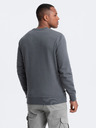Ombre Clothing Férfi pamut BASIC pulóver Ombre Clothing