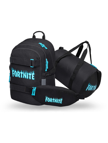 BAAGL  BAAGL SZETT 3 Skate Fortnite Blue: hátizsák, sportztáska, övtáska GRS