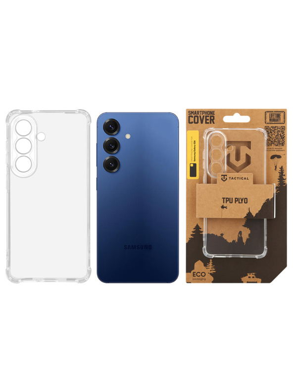 Tactical Tactical TPU Plyo Tok Samsung Galaxy S26 számára Átlátszó