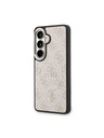 Guess Guess PU Leather 4G Gold Frame Magnetic Hátlap Samsung Galaxy S26-hoz Rózsaszín