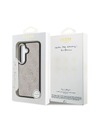 Guess Guess PU Leather 4G Gold Frame Magnetic Hátlap Samsung Galaxy S26-hoz Rózsaszín