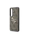 Guess Guess PU 4G Metal Logo Hátlap Samsung Galaxy S26-hoz Barna