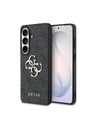 Guess Guess PU 4G Metal Logo Hátlap Samsung Galaxy S26-hoz Szürke