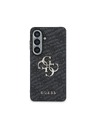 Guess Guess PU 4G Metal Logo Hátlap Samsung Galaxy S26-hoz Szürke