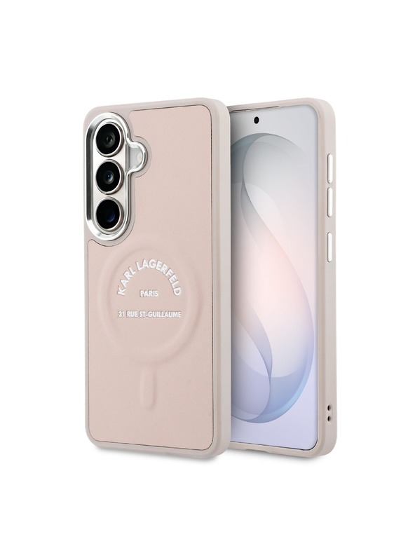 Karl Lagerfeld Karl Lagerfeld PU RSG Logo Mágneses Hátsó Tok Samsung Galaxy S26 Pink