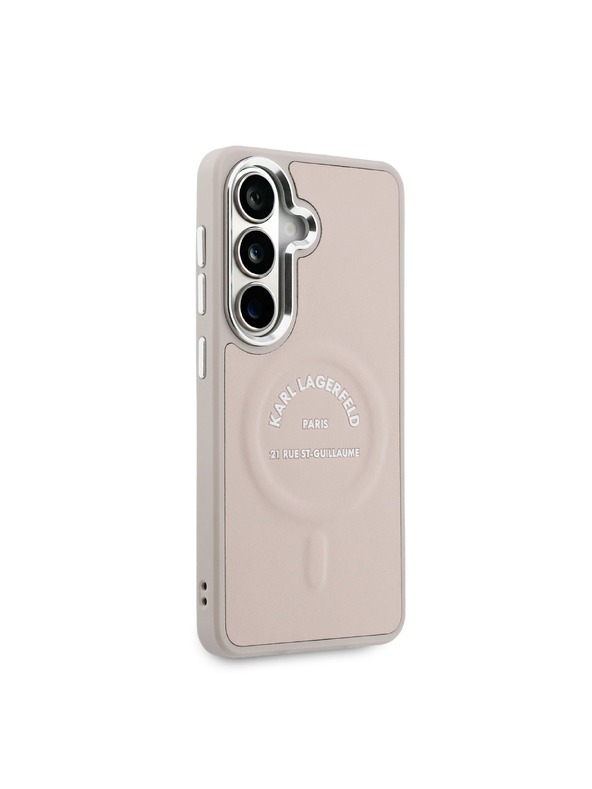Karl Lagerfeld Karl Lagerfeld PU RSG Logo Mágneses Hátsó Tok Samsung Galaxy S26 Pink