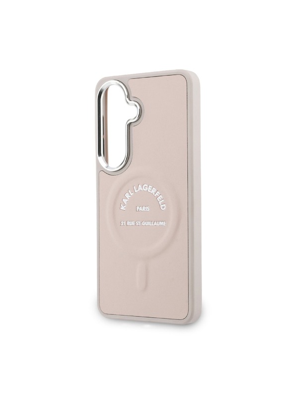 Karl Lagerfeld Karl Lagerfeld PU RSG Logo Mágneses Hátsó Tok Samsung Galaxy S26 Pink