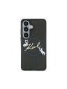 Karl Lagerfeld Karl Lagerfeld IML Choupette Karl Script Logo Mágneses Hátsó Tok Samsung Galaxy S26 Black
