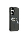 Karl Lagerfeld Karl Lagerfeld IML Choupette Karl Script Logo Mágneses Hátsó Tok Samsung Galaxy S26 Black