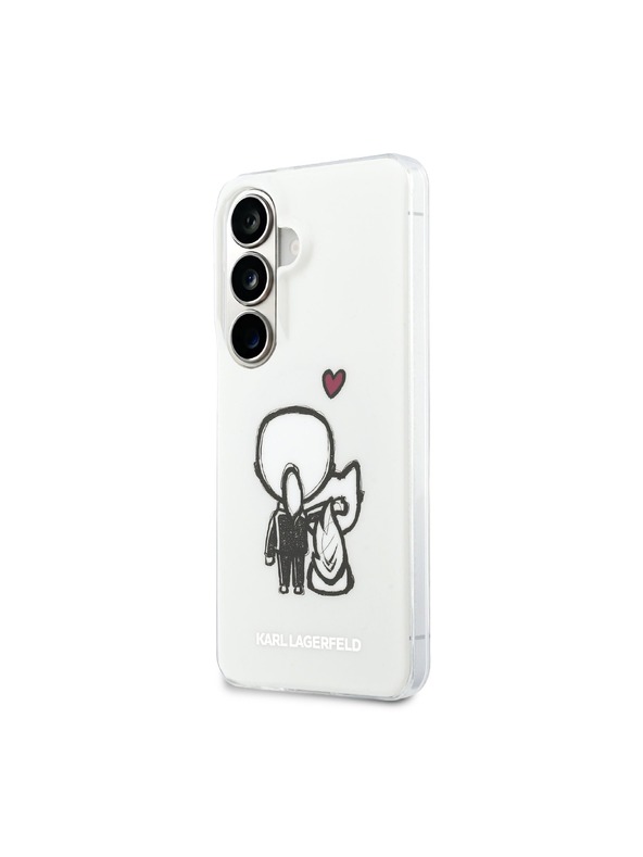 Karl Lagerfeld Karl Lagerfeld IML K&CH Hátsó Logo Mágneses Hátsó Tok Samsung Galaxy S26 Átlátszó