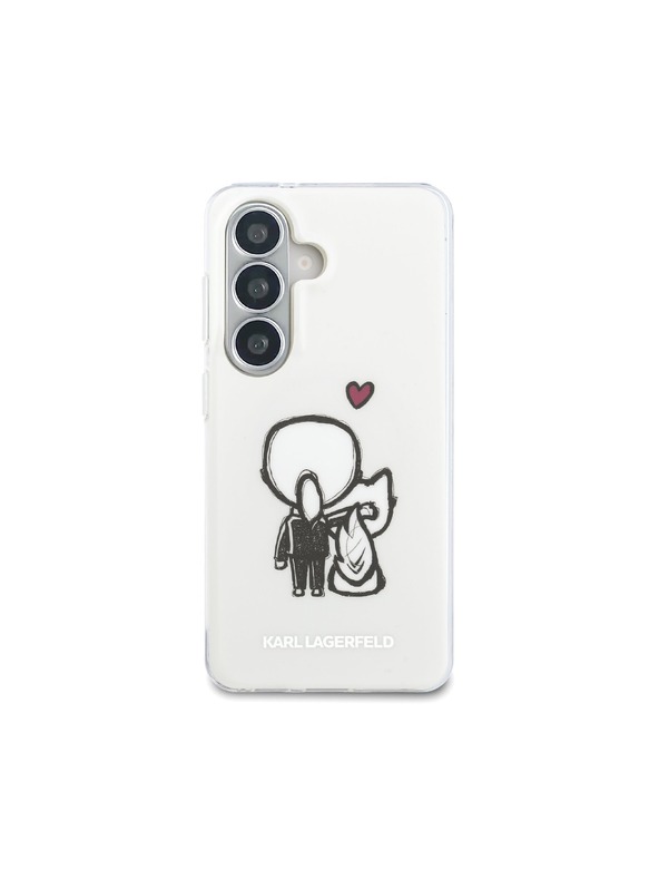 Karl Lagerfeld Karl Lagerfeld IML K&CH Hátsó Logo Mágneses Hátsó Tok Samsung Galaxy S26 Átlátszó