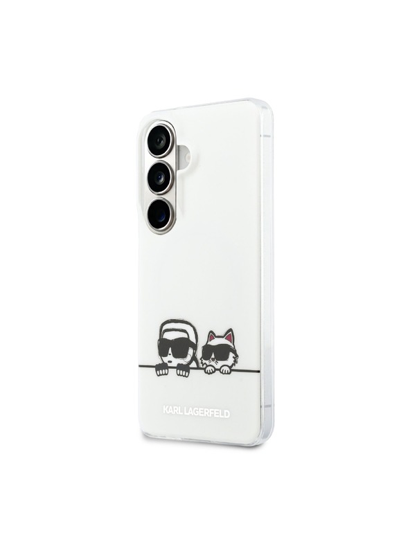 Karl Lagerfeld Karl Lagerfeld IML K&CH Peekaboo Logo Mágneses Hátsó Tok Samsung Galaxy S26 Fehér
