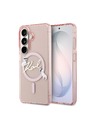Karl Lagerfeld Karl Lagerfeld IML Choupette Karl Script Logo Mágneses Hátsó Tok Samsung Galaxy S26 Pink