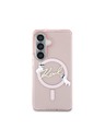 Karl Lagerfeld Karl Lagerfeld IML Choupette Karl Script Logo Mágneses Hátsó Tok Samsung Galaxy S26 Pink