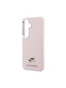 Karl Lagerfeld Karl Lagerfeld Szemcsés PU Bőr K&CH Fejek Mágneses Hátsó Tok Samsung Galaxy S26 Pink