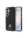 Karl Lagerfeld Karl Lagerfeld Szemcsés PU Bőr K&CH Fejek Mágneses Hátsó Tok Samsung Galaxy S26 Black