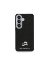 Karl Lagerfeld Karl Lagerfeld Szemcsés PU Bőr K&CH Fejek Mágneses Hátsó Tok Samsung Galaxy S26 Black