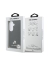 Karl Lagerfeld Karl Lagerfeld Szemcsés PU Bőr K&CH Fejek Mágneses Hátsó Tok Samsung Galaxy S26 Black