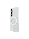 Lacoste Lacoste PC/TPU Fagyott Felület Arany Logo Mágneses Hátsó Tok Samsung Galaxy S26 Fehér
