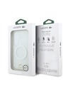 Lacoste Lacoste PC/TPU Fagyott Felület Arany Logo Mágneses Hátsó Tok Samsung Galaxy S26 Fehér