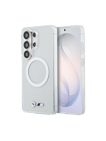 BMW BMW M IML Fém Logo Mágneses Hátsó Tok Samsung Galaxy S26 Ultra Átlátszó