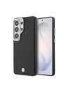 BMW BMW Aláírás PU Bőr Fém Logo Mágneses Hátsó Tok Samsung Galaxy S26 Ultra Black