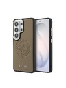 Guess Guess PU Perforált 4G Logo Mágneses Hátsó Tok Samsung Galaxy S26 Ultra Brown
