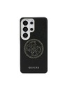 Guess Guess PU Perforált 4G Logo Mágneses Hátsó Tok Samsung Galaxy S26 Ultra Black