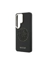 Guess Guess PU Perforált 4G Logo Mágneses Hátsó Tok Samsung Galaxy S26 Ultra Black