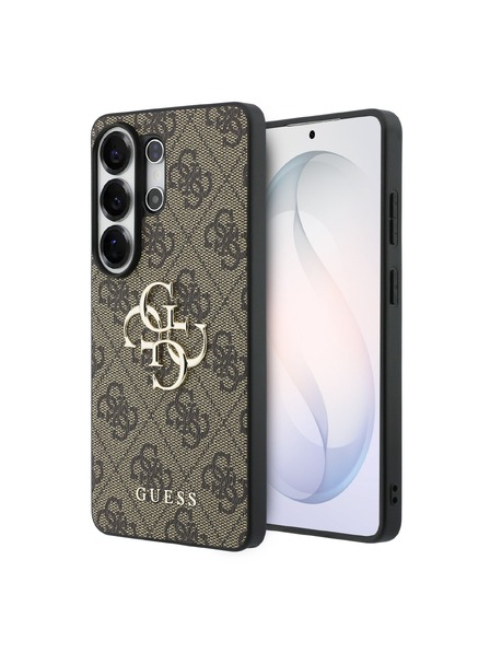 Guess Guess PU 4G Metal Logo Hátsó Tok Samsung Galaxy S26 Ultra Brown