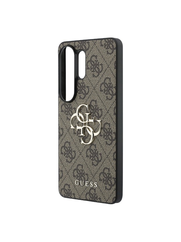 Guess Guess PU 4G Metal Logo Hátsó Tok Samsung Galaxy S26 Ultra Brown