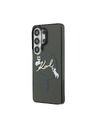 Karl Lagerfeld Karl Lagerfeld IML Choupette Karl Script Logo Mágneses Hátsó Tok Samsung Galaxy S26 Ultra Black