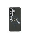 Karl Lagerfeld Karl Lagerfeld IML Choupette Karl Script Logo Mágneses Hátsó Tok Samsung Galaxy S26 Ultra Black