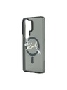 Karl Lagerfeld Karl Lagerfeld IML Choupette Karl Script Logo Mágneses Hátsó Tok Samsung Galaxy S26 Ultra Black