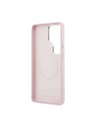 Karl Lagerfeld Karl Lagerfeld Grained PU Leather K&CH Heads Magnetic Hátlap Samsung Galaxy S26 Ultra számára Pink