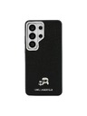 Karl Lagerfeld Karl Lagerfeld Grained PU Leather K&CH Heads Magnetic Hátlap Samsung Galaxy S26 Ultra számára Black