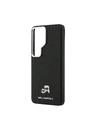 Karl Lagerfeld Karl Lagerfeld Grained PU Leather K&CH Heads Magnetic Hátlap Samsung Galaxy S26 Ultra számára Black