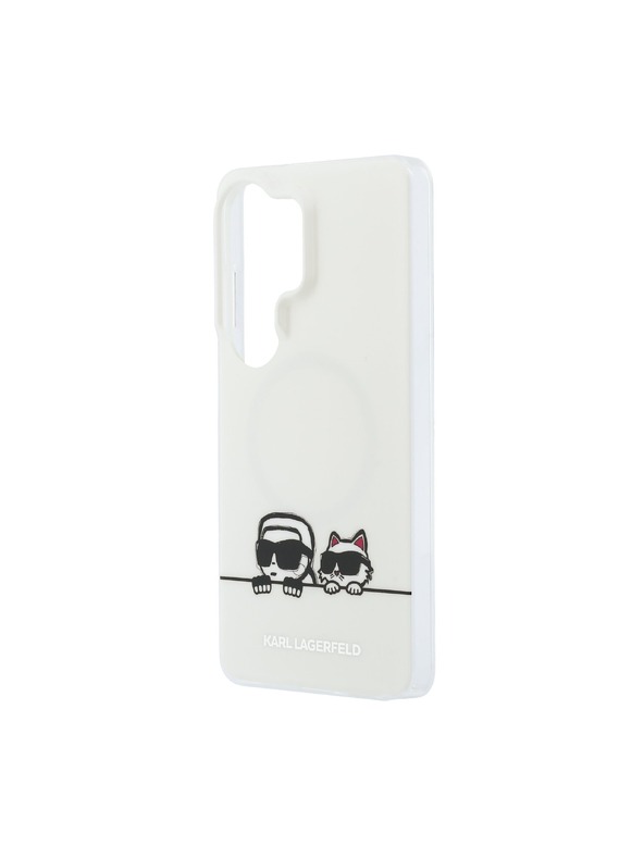 Karl Lagerfeld Karl Lagerfeld IML K&CH Peekaboo Logo Magnetic Hátlap Samsung Galaxy S26 Ultra számára White