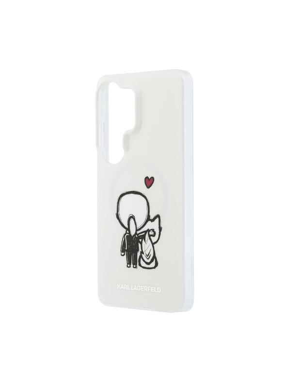 Karl Lagerfeld Karl Lagerfeld IML K&CH Back Logo Magnetic Hátlap Samsung Galaxy S26 Ultra számára Transparent