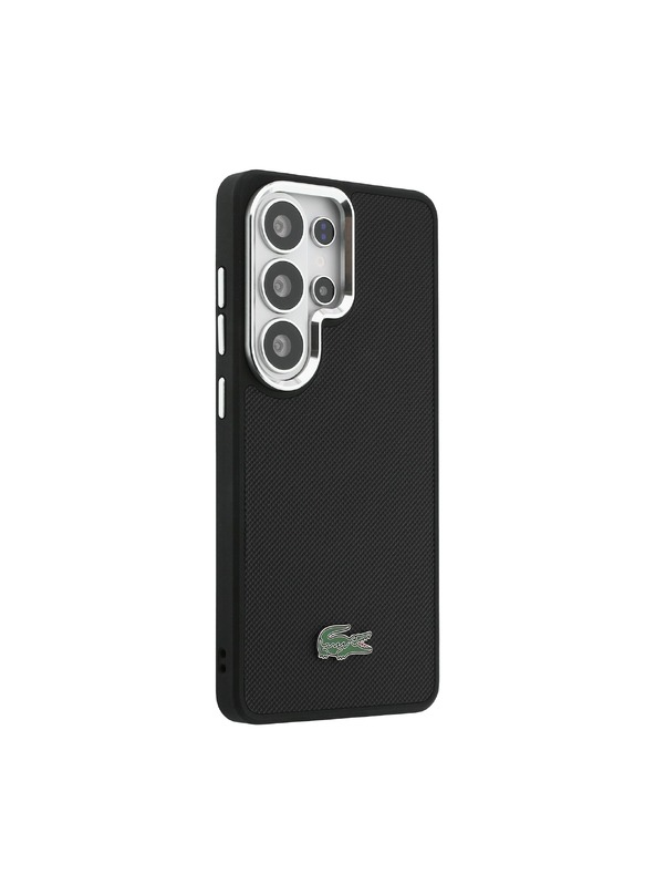 Lacoste Lacoste Petit Pique Metal Logo Magnetic Hátlap Samsung Galaxy S26 Ultra számára Black