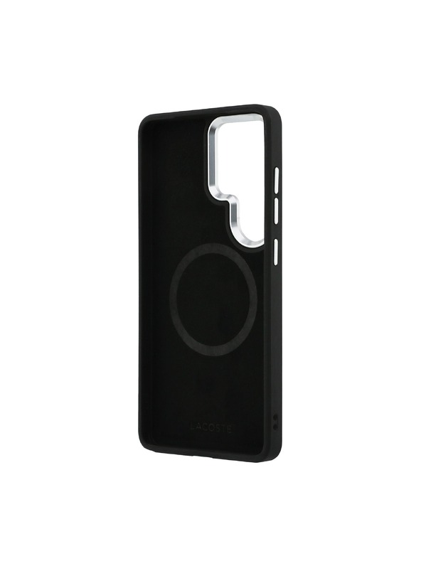 Lacoste Lacoste Petit Pique Metal Logo Magnetic Hátlap Samsung Galaxy S26 Ultra számára Black