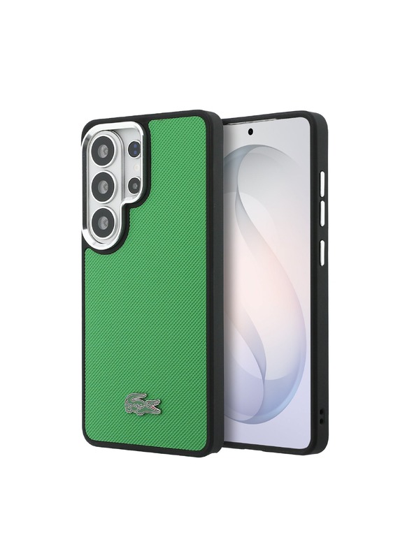 Lacoste Lacoste Petit Pique Metal Logo Magnetic Hátlap Samsung Galaxy S26 Ultra számára Estragon Green